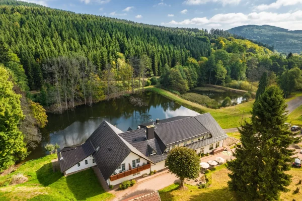 Fotogalerie des Waldschlösschens 1 Blick auf's Waldschlösschen