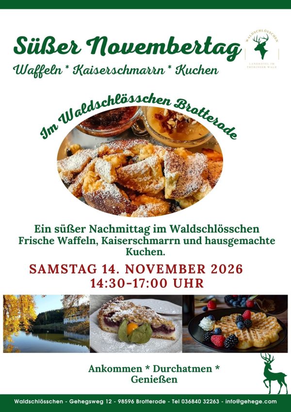 kaiserschmarrn und waffeln